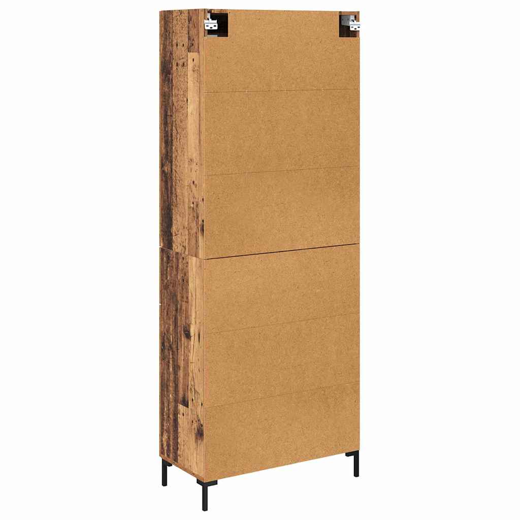 Bufet 2 pcs Lemn vechi 69,5 x 34 x 180 cm Lemn compozit — imaginea 11