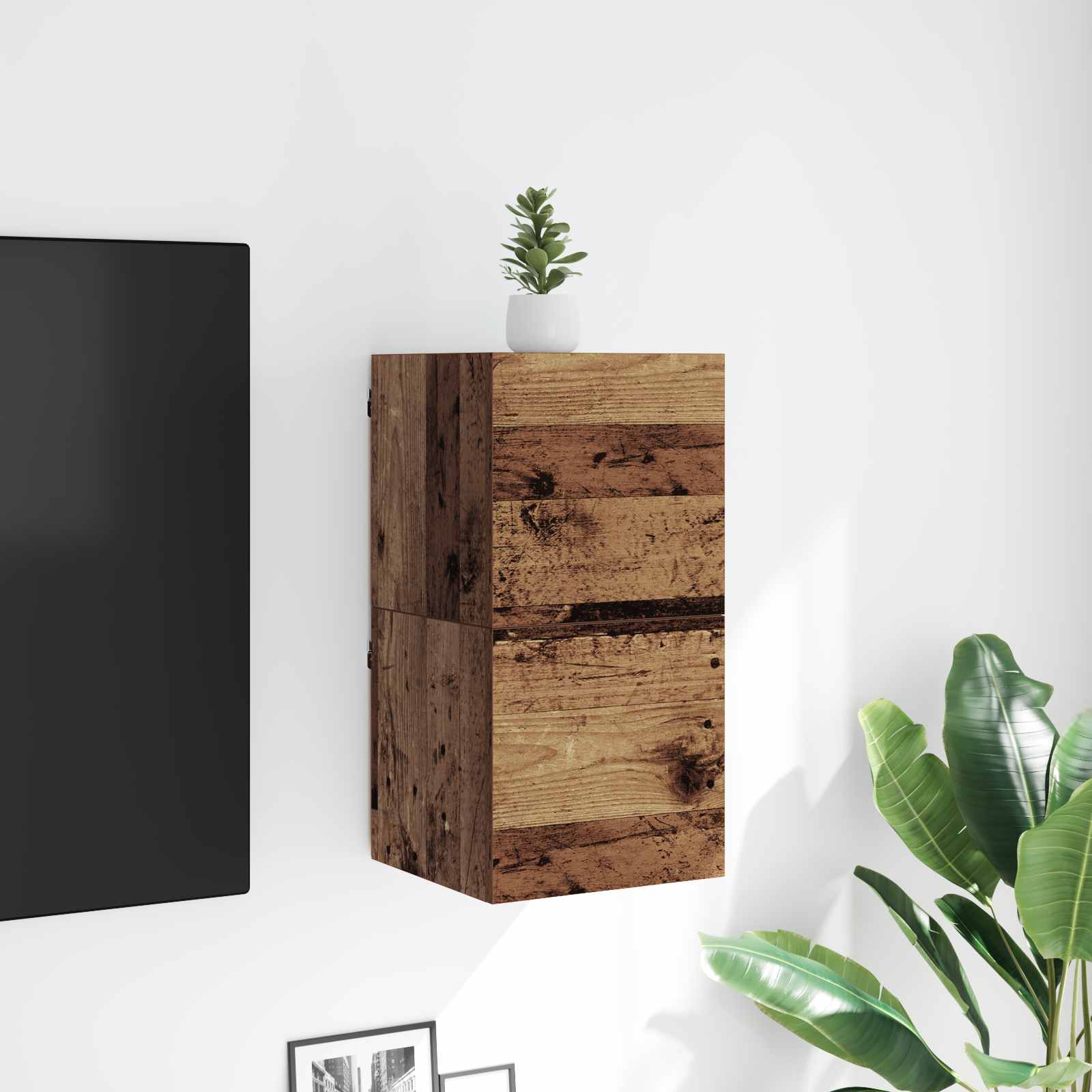 Cabinet TV Lemn vechi 30,5 x 30 x 30 cm Lemn compozit — imaginea 4