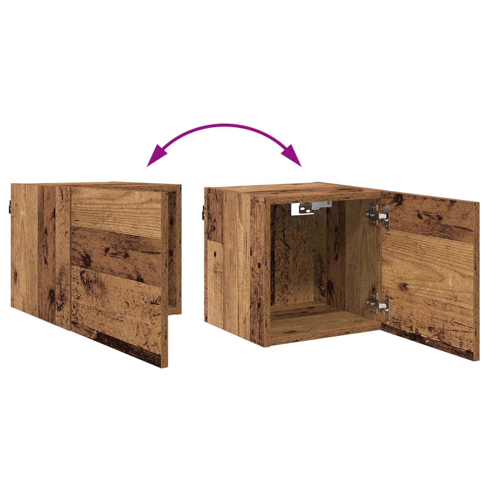Cabinet TV Lemn vechi 30,5 x 30 x 30 cm Lemn compozit — imaginea 10