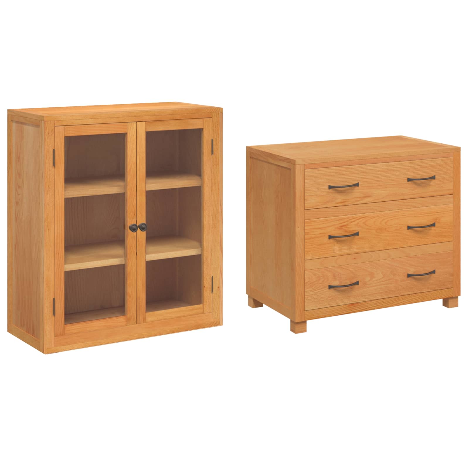 Set de Mobilier pentru Depozitare cu sertar Maro Lemn compozit — imaginea 5
