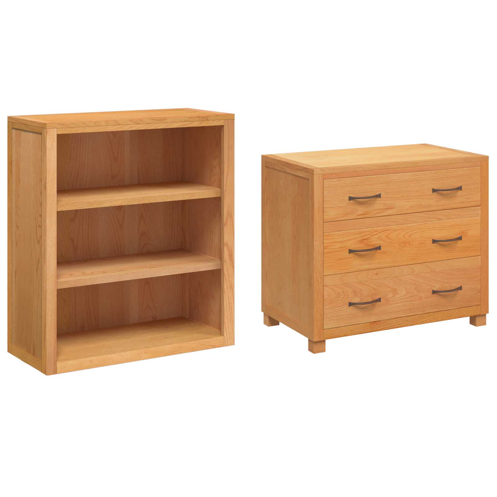 Set de Mobilier pentru Depozitare cu sertar Maro Lemn compozit — imaginea 5