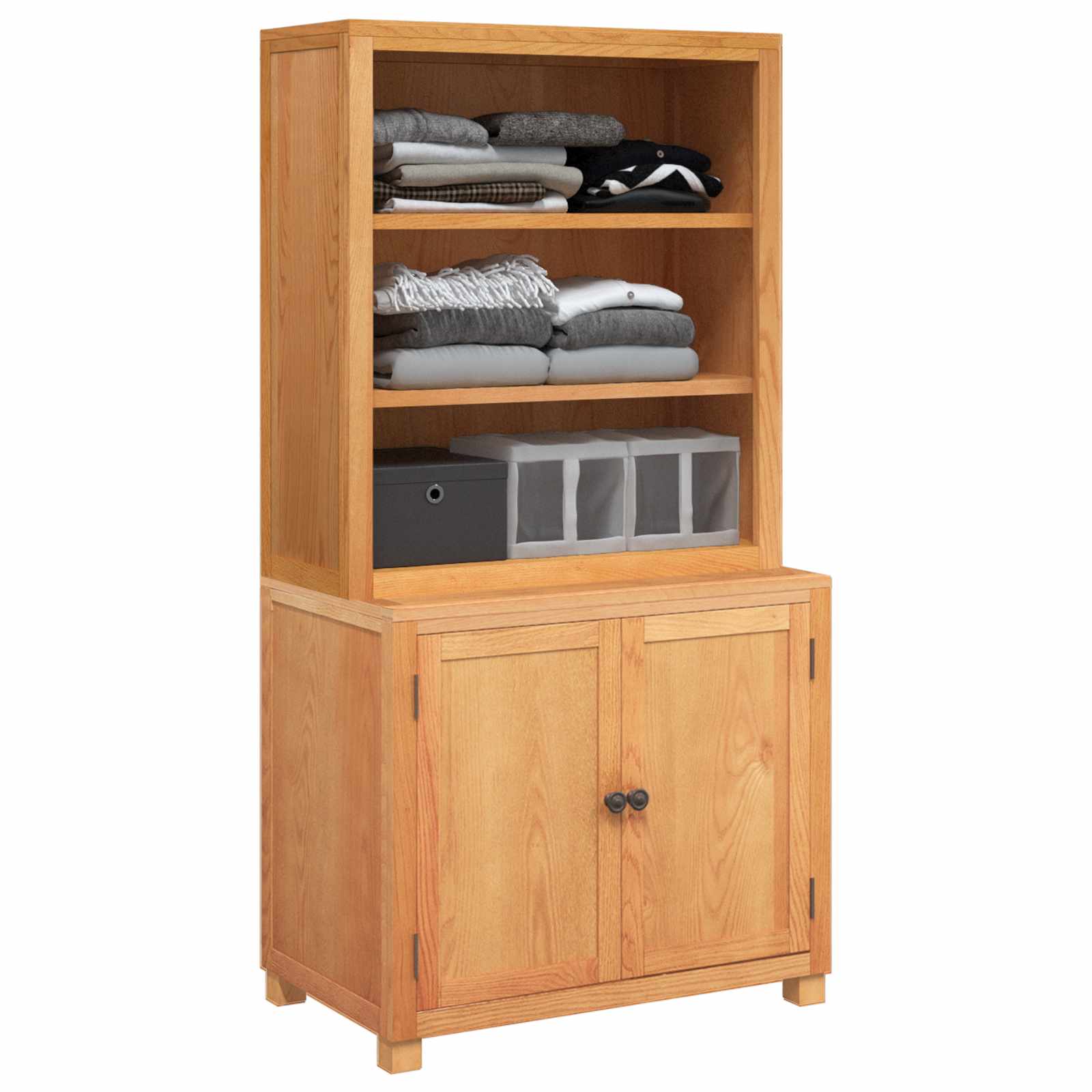 Set de Mobilier pentru Depozitare cu usa Maro Lemn compozit — imaginea 3