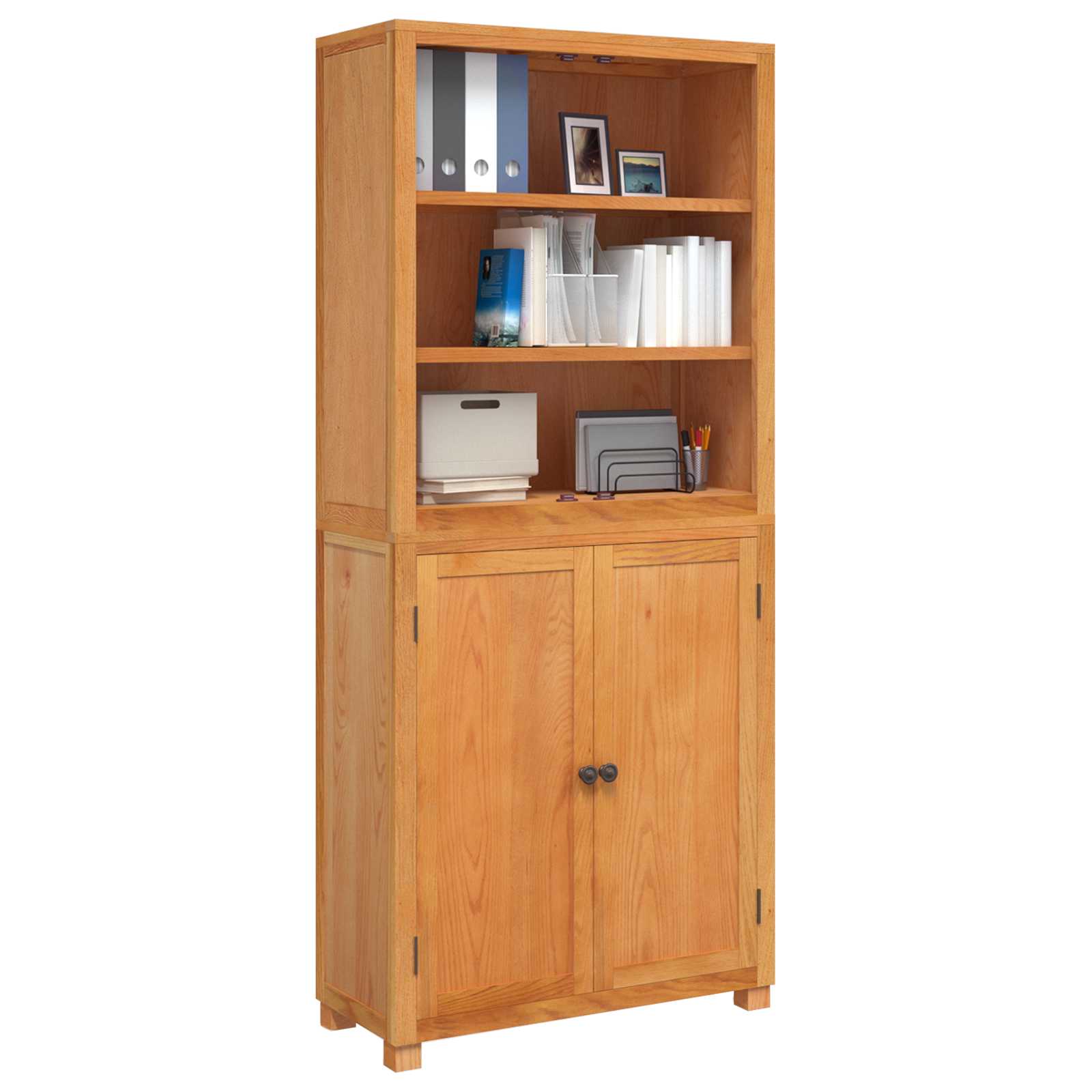 Set de Mobilier pentru Depozitare cu usa Maro Lemn compozit — imaginea 3
