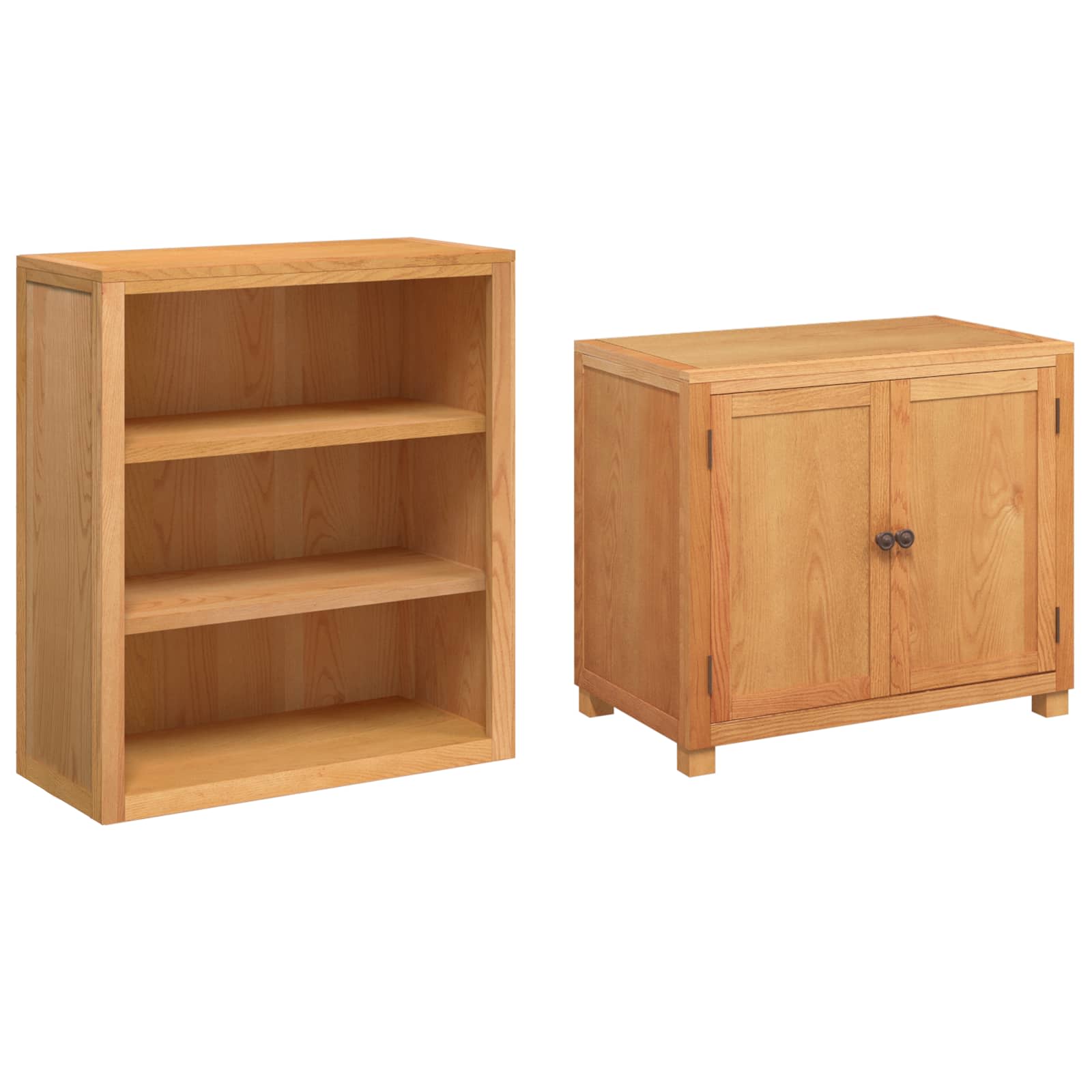 Set de Mobilier pentru Depozitare cu usa Maro Lemn compozit — imaginea 5