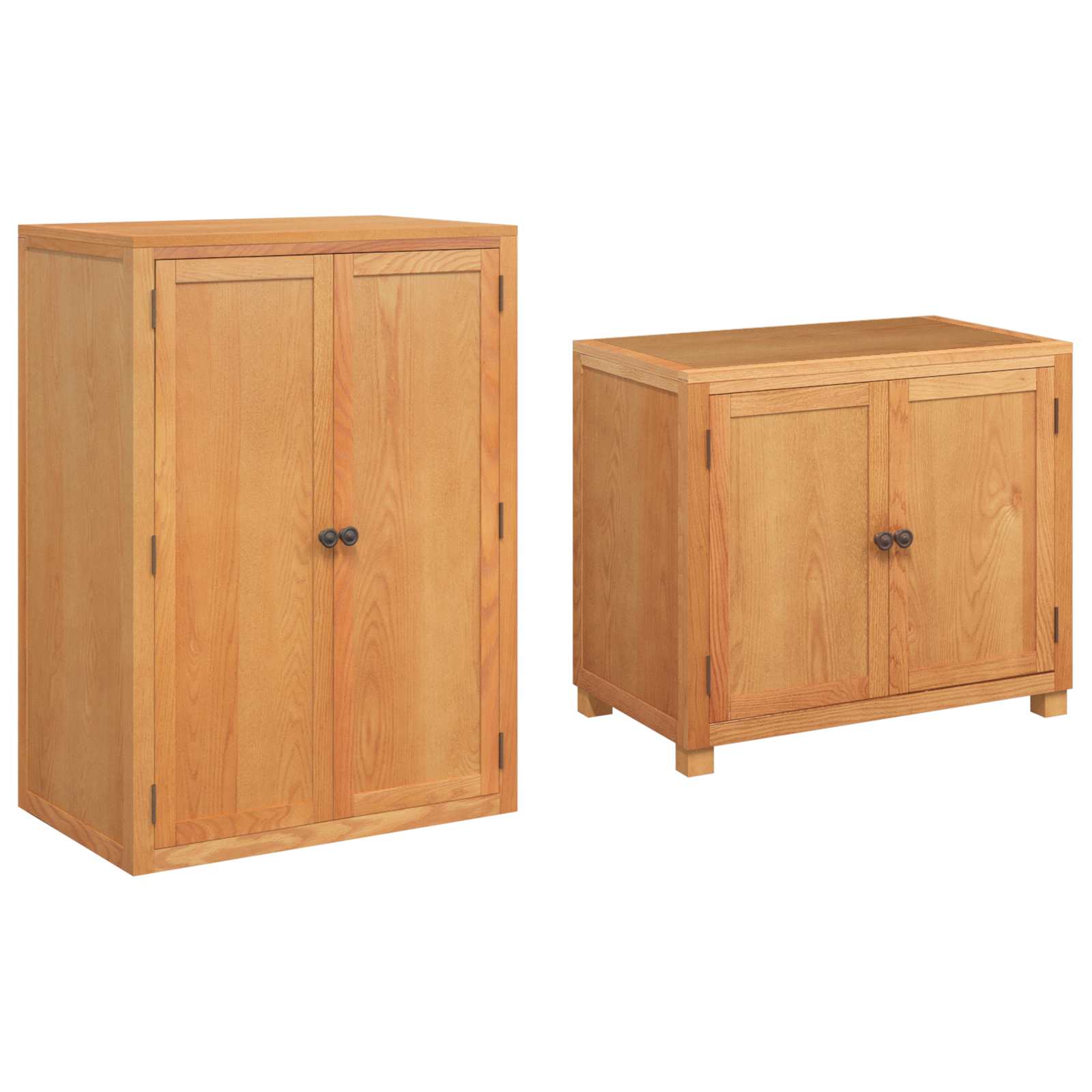 Set de Mobilier pentru Depozitare cu usa Maro Lemn compozit — imaginea 5