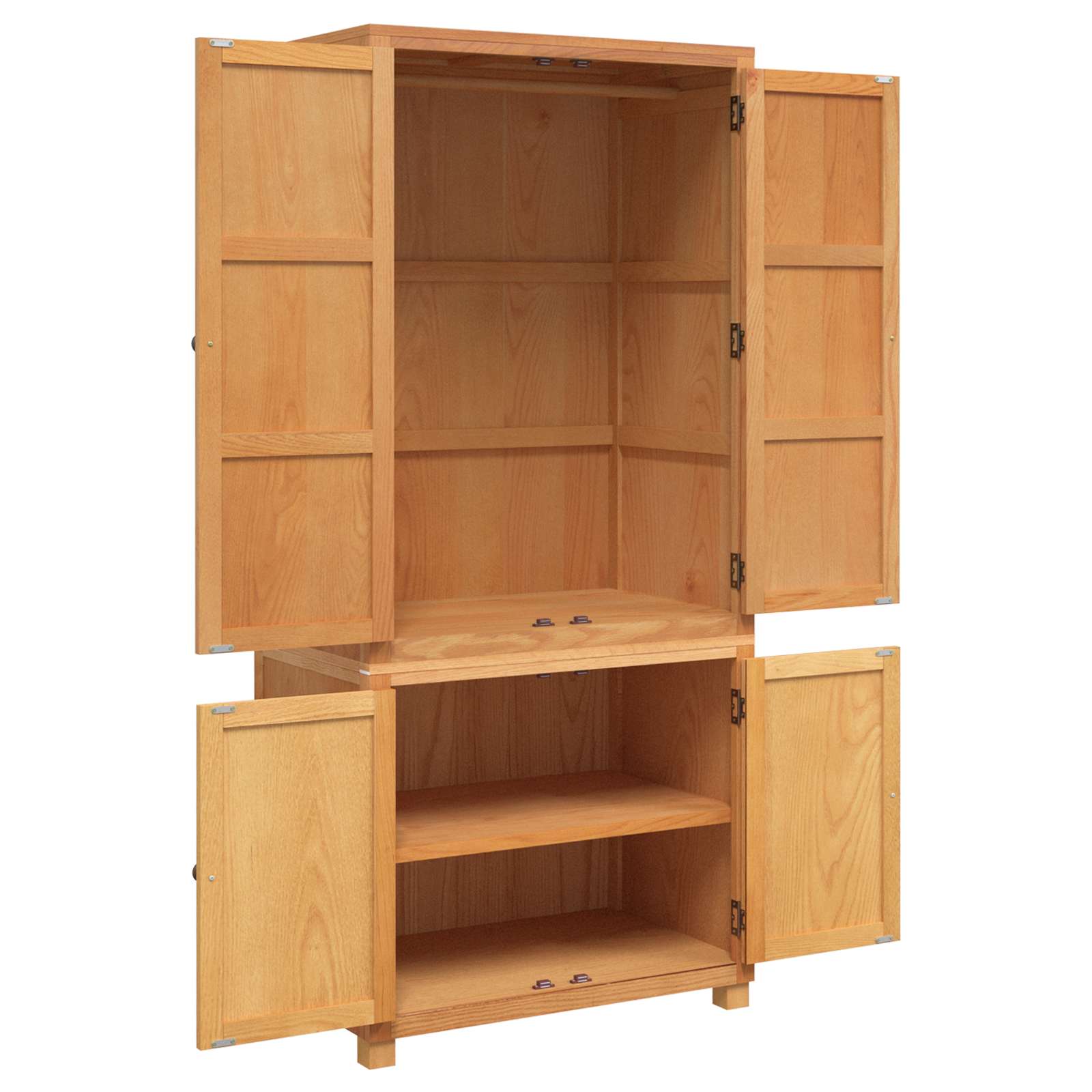 Set de Mobilier pentru Depozitare cu usa Maro Lemn compozit — imaginea 6