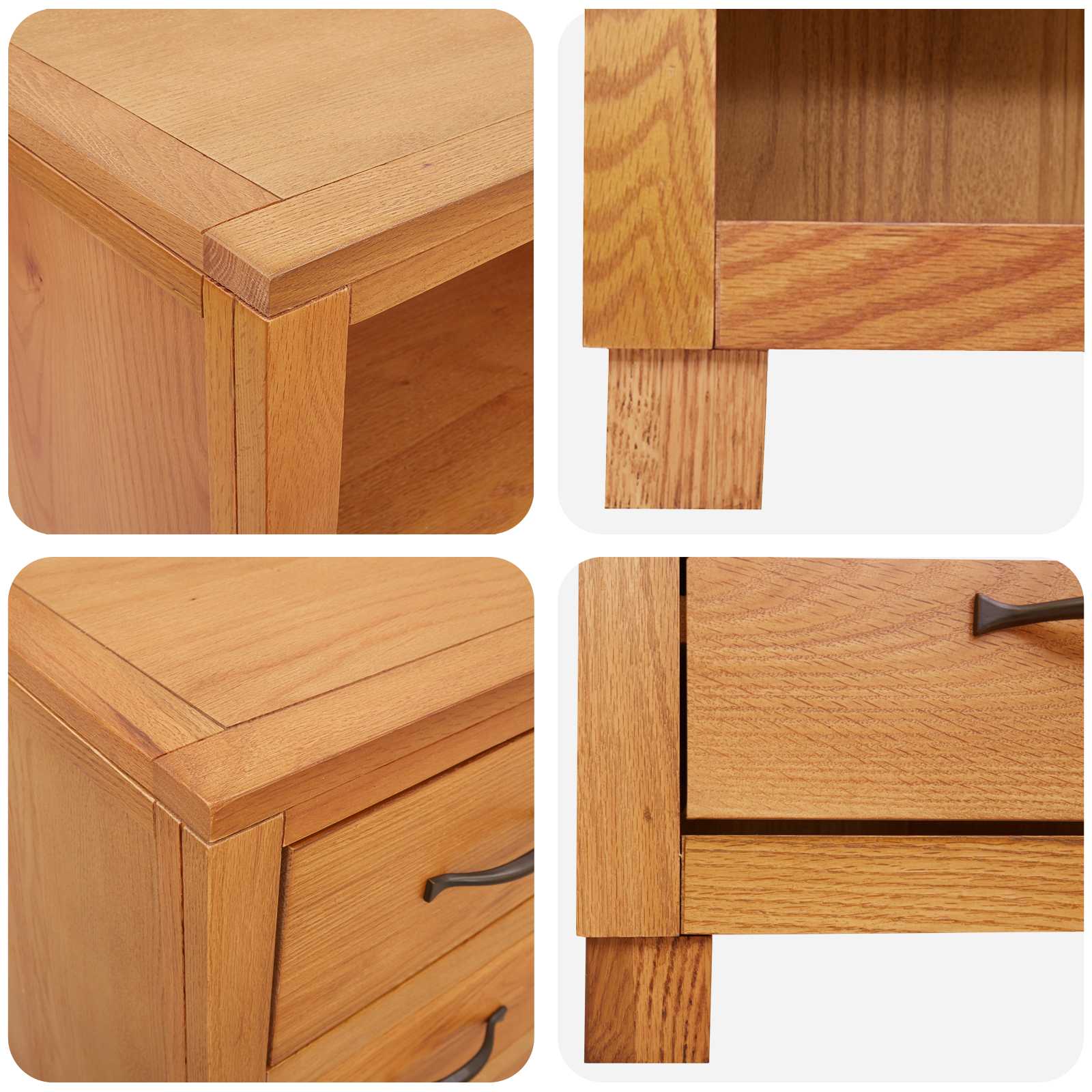 Set de Mobilier pentru Depozitare cu sertar Maro Lemn compozit — imaginea 10