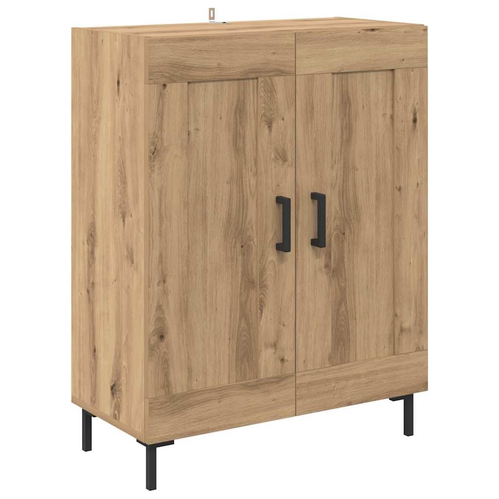 Bufet 2 pcs Stejar Artizanal 69,5 x 34 x 180 cm Lemn compozit — imaginea 7