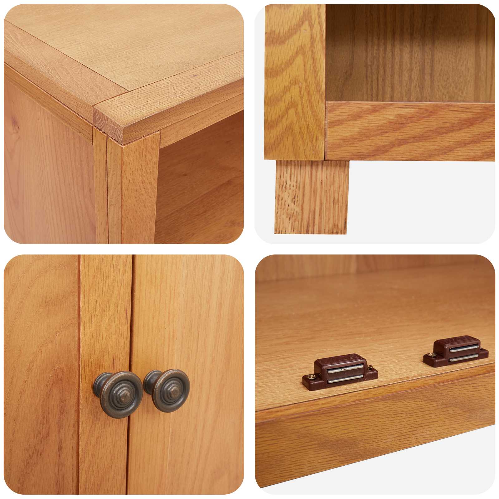 Set de Mobilier pentru Depozitare cu usa Maro Lemn compozit — imaginea 10
