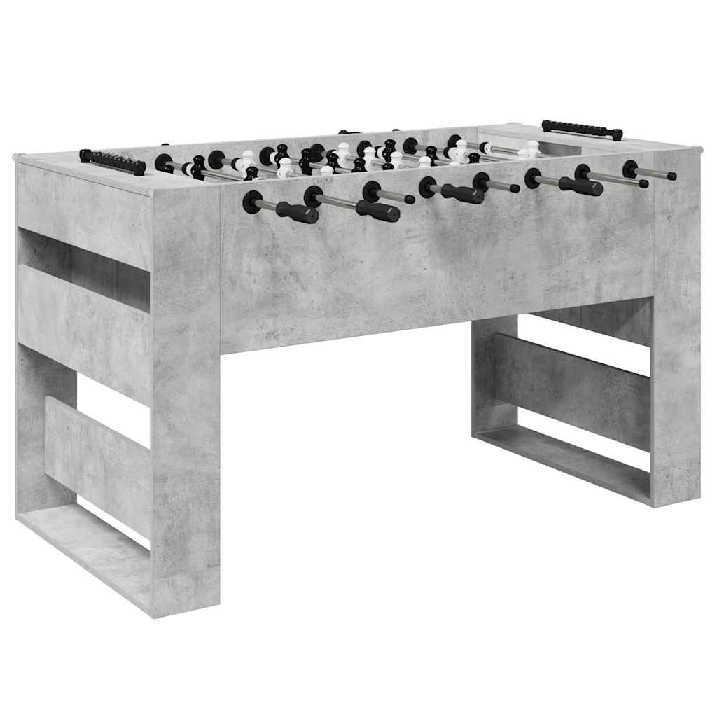 Maza de Fotbal 2 pcs Gri din beton 146,5 x 74 x 85 cm