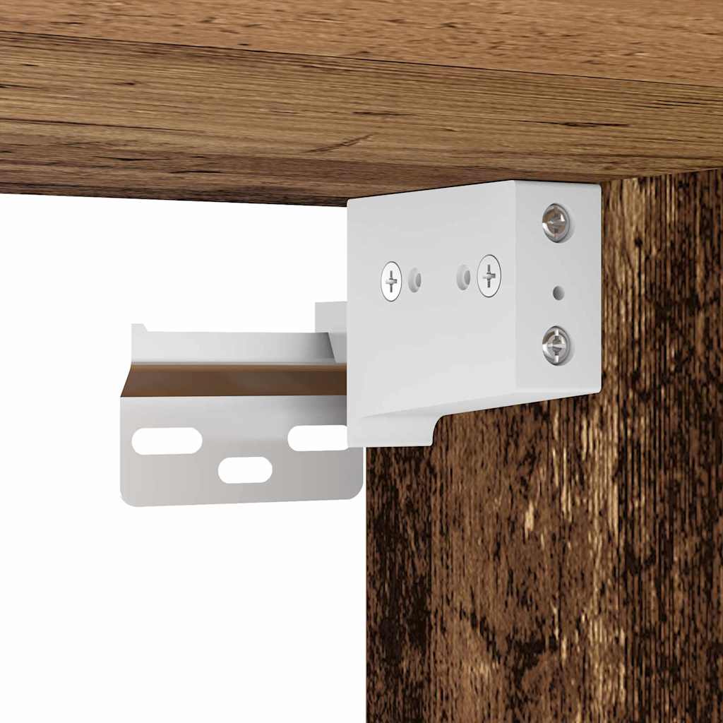 Bufet 2 pcs Lemn vechi 69,5 x 34 x 180 cm Lemn compozit — imaginea 13
