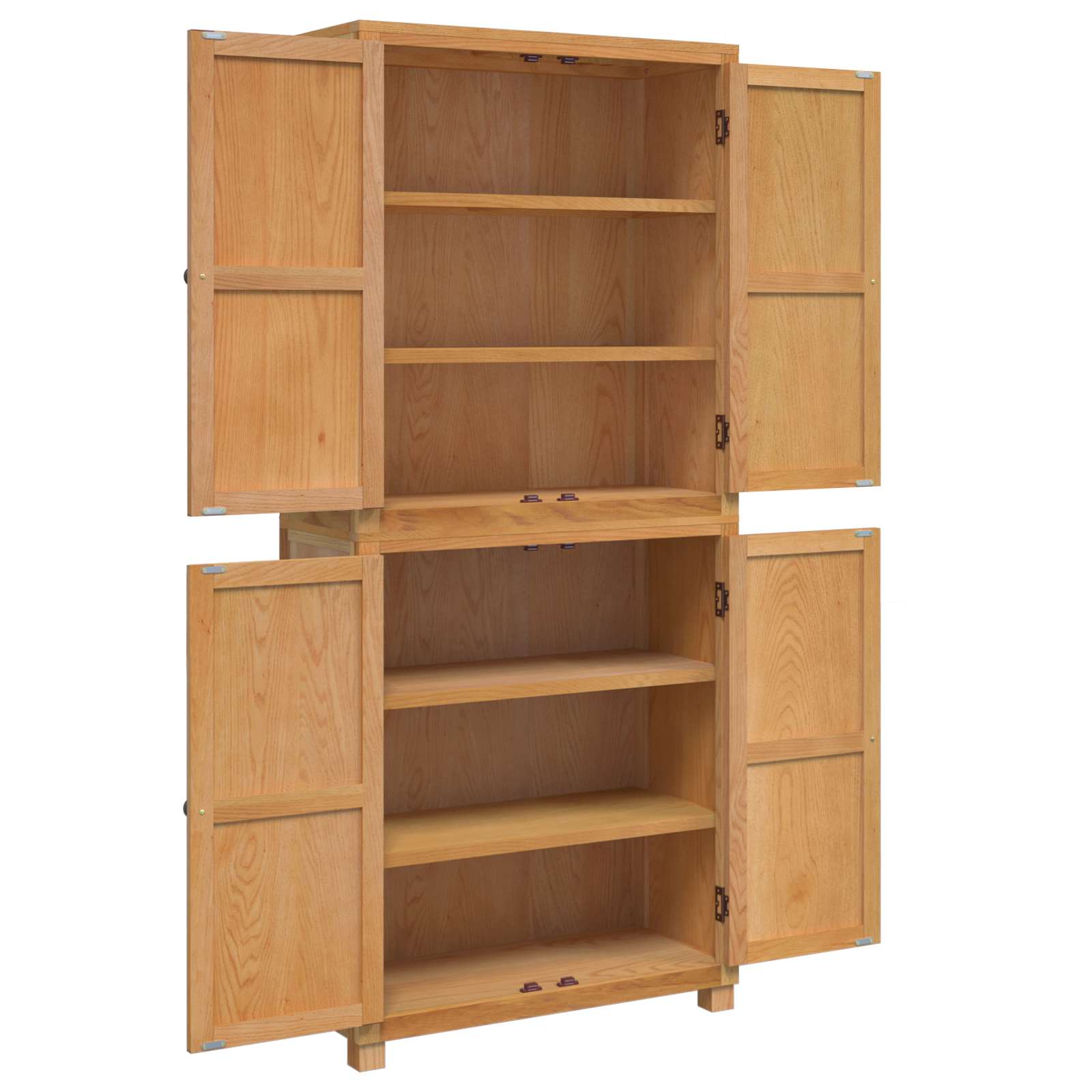Set de Mobilier pentru Depozitare cu usa Maro Lemn compozit — imaginea 6