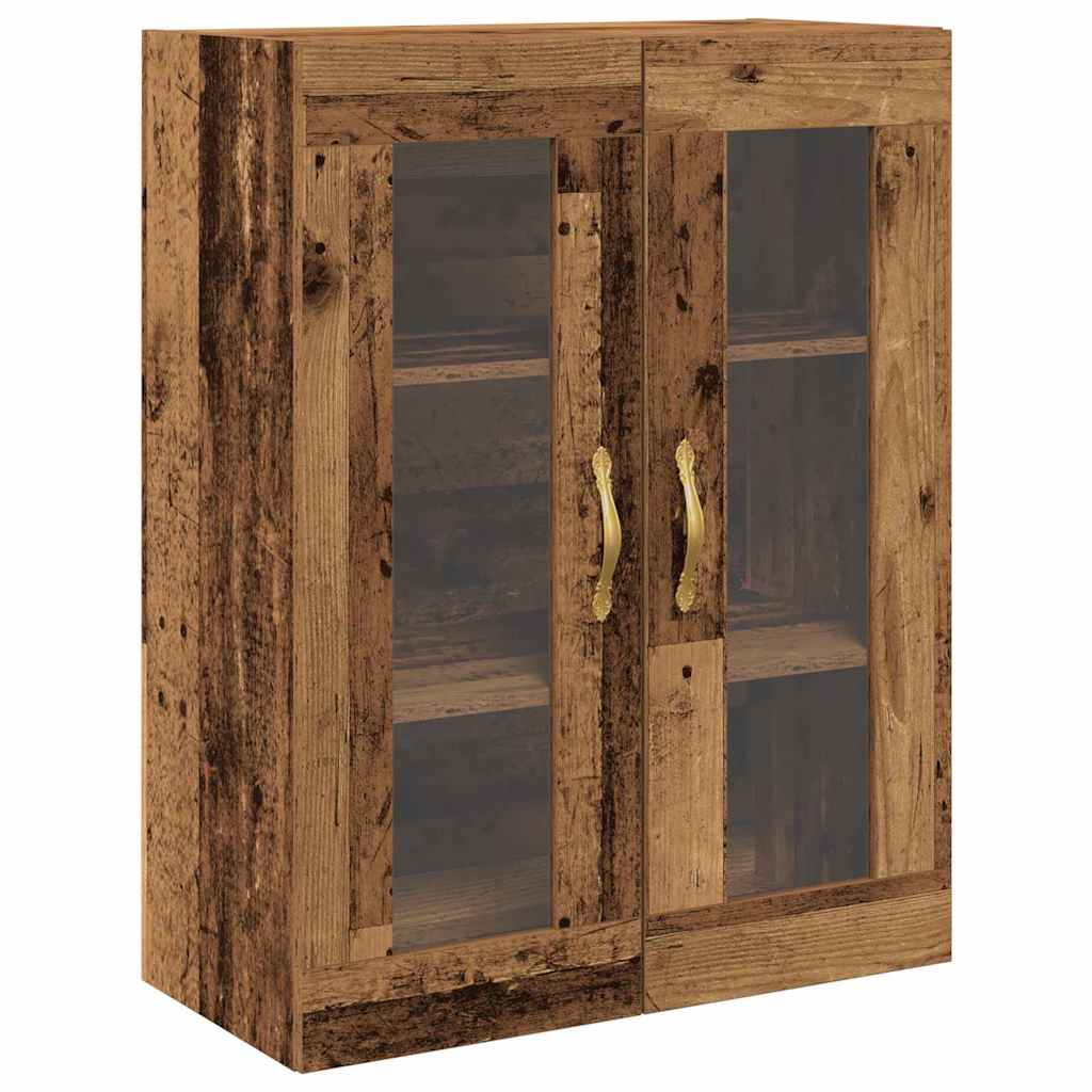 Bufet 2 pcs Lemn vechi 69,5 x 34 x 180 cm Lemn compozit — imaginea 8