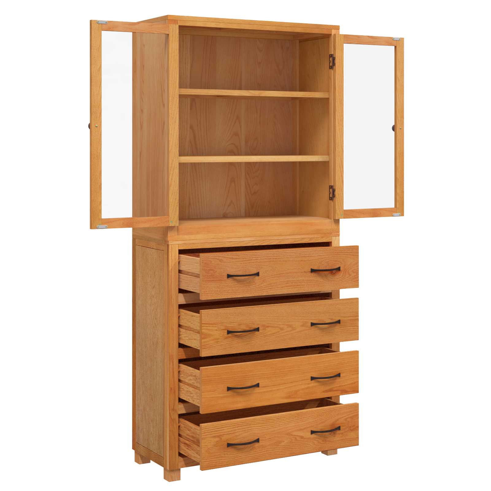 Set de Mobilier pentru Depozitare cu sertar Maro Lemn compozit — imaginea 6