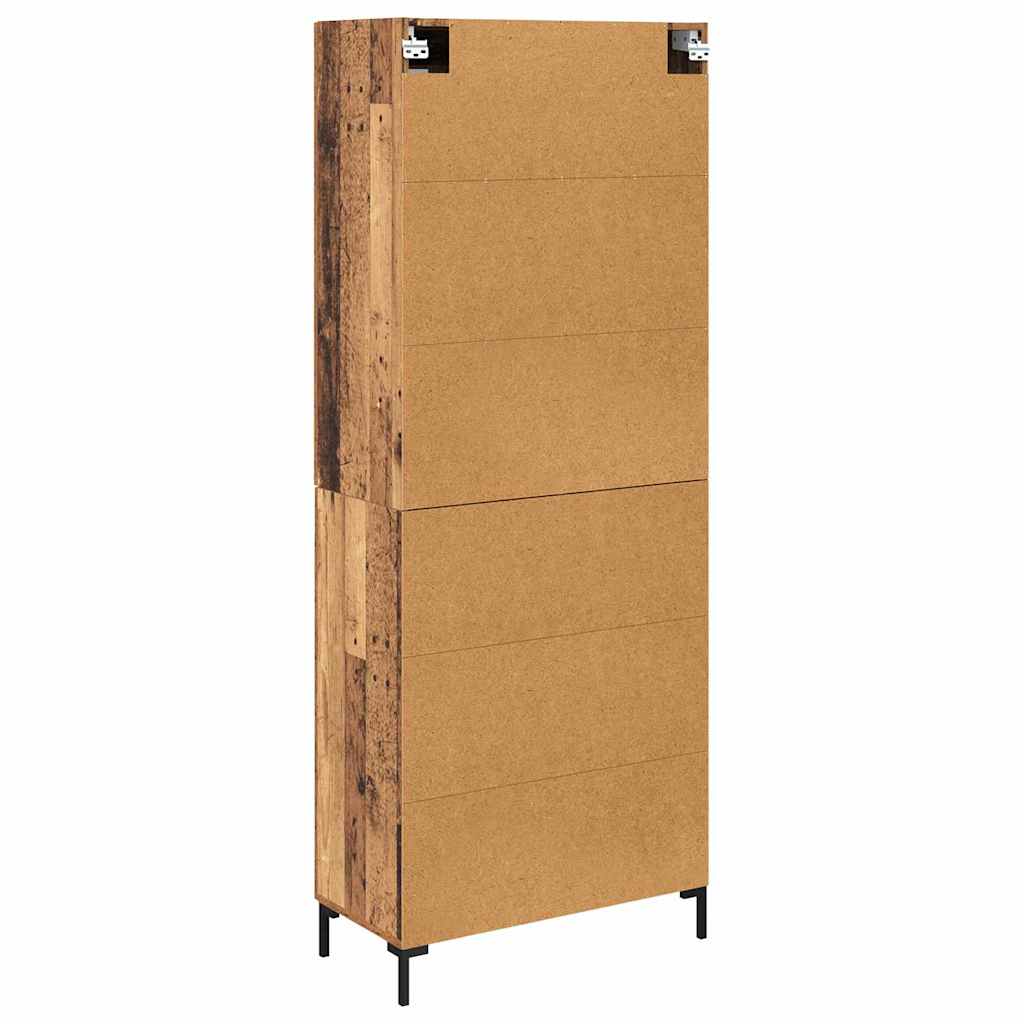 Bufet 2 pcs Lemn vechi 69,5 x 34 x 180 cm Lemn compozit — imaginea 11