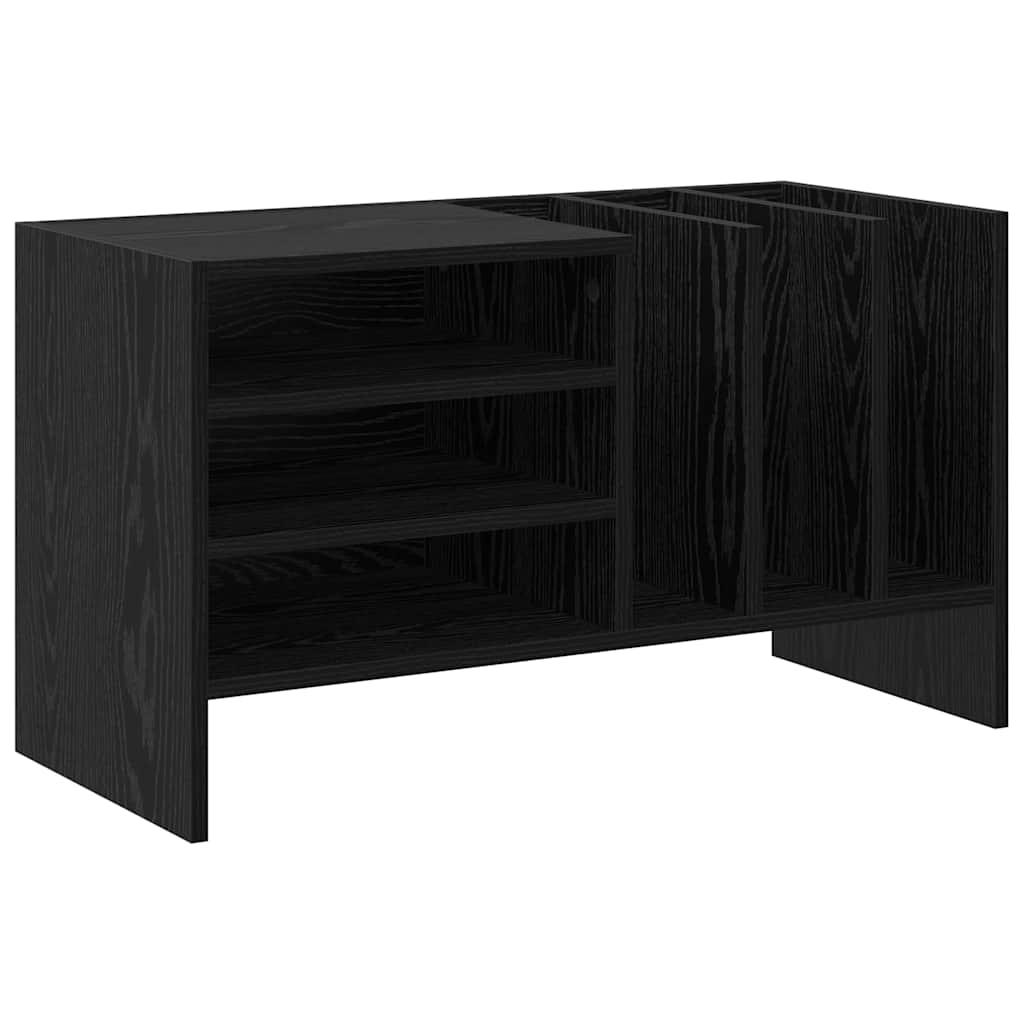 Dulap pentru discuri de vinil Stejar Negru 78,5 x 35 x 45 cm