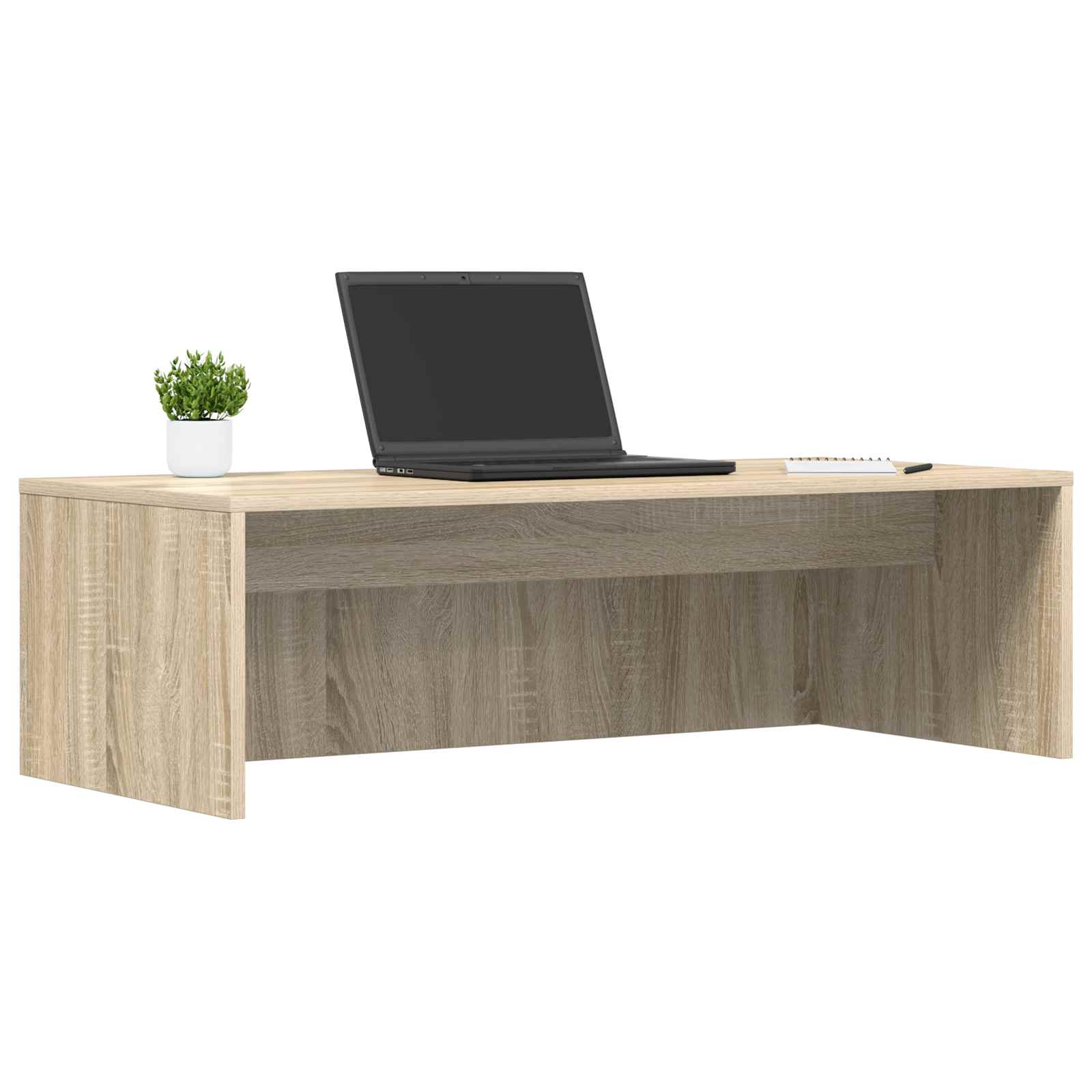 Birou montat pe perete Pe perete Stejar Sonoma 100 x 45 x 30 cm — imaginea 3