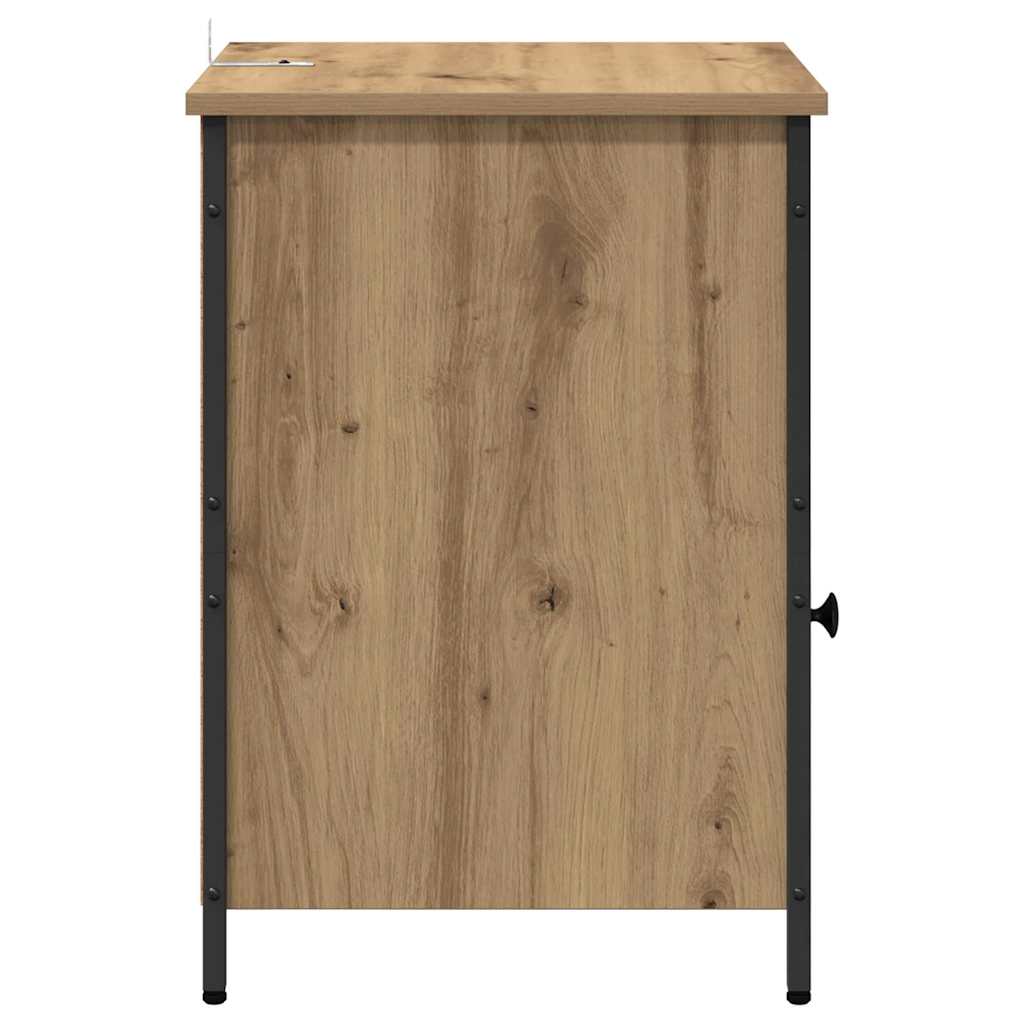 Noptiera Stejar Artizanal 40 x 42 x 60 cm Lemn compozit — imaginea 7