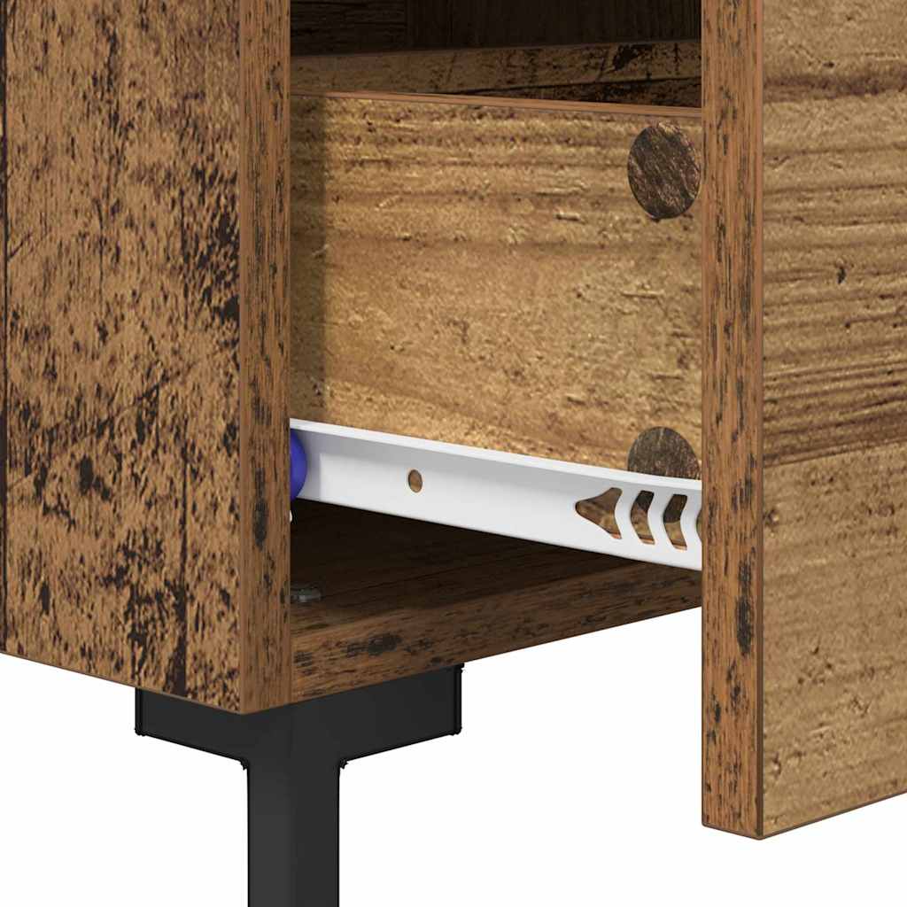 Noptiera Lemn vechi 40 x 35 x 47,5 cm Lemn compozit — imaginea 10