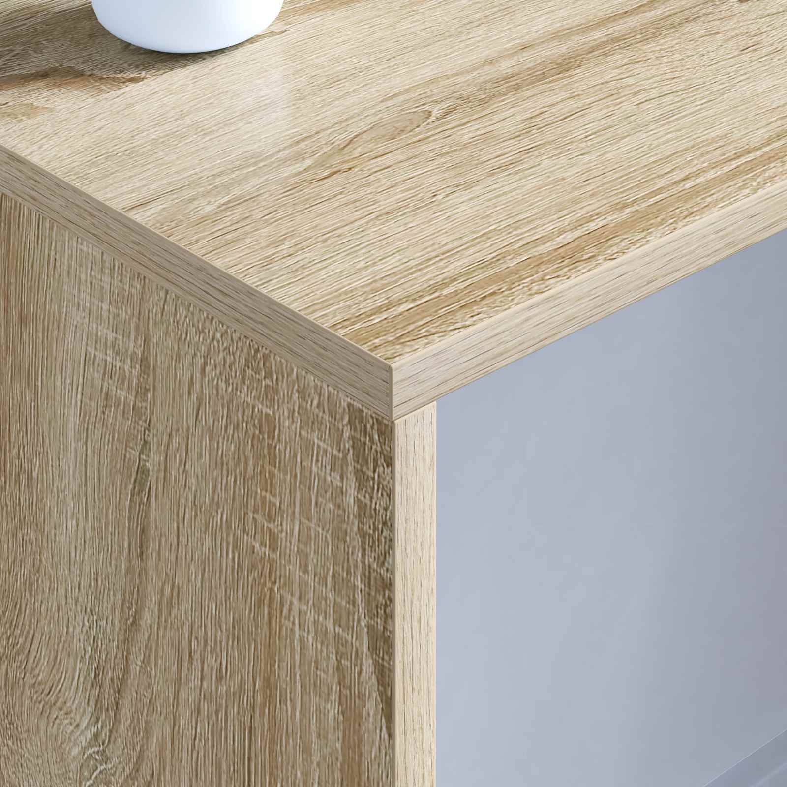 Birou montat pe perete Pe perete Stejar Sonoma 100 x 45 x 30 cm — imaginea 4