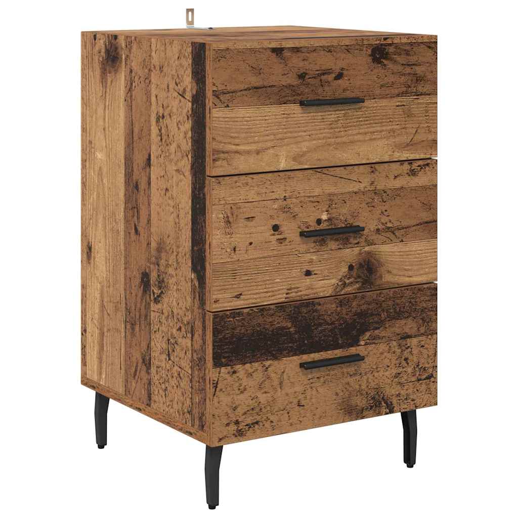 Noptiera Lemn vechi 40 x 40 x 66 cm Lemn compozit