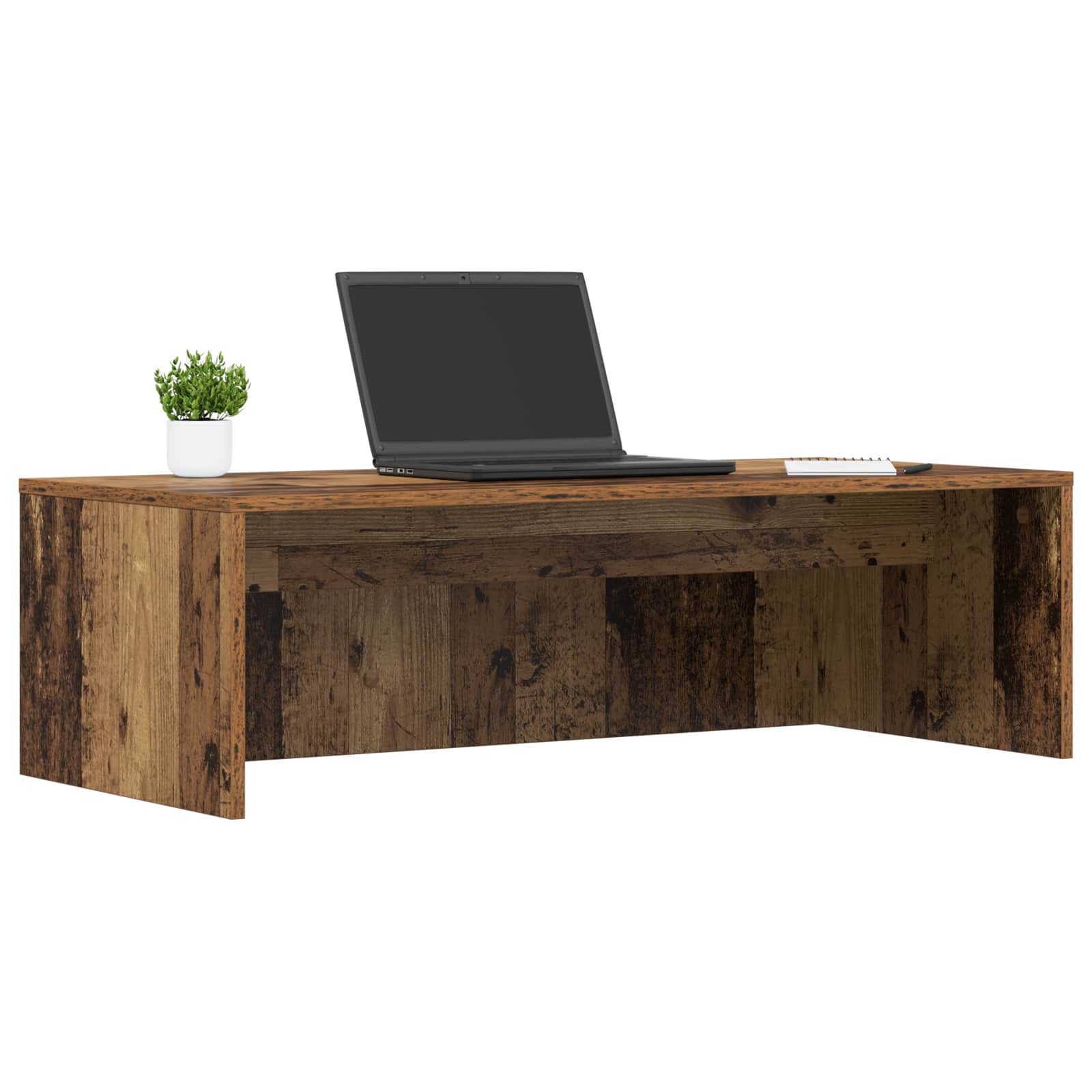 Birou montat pe perete Pe perete Lemn Vechi 100 x 45 x 30 cm — imaginea 3