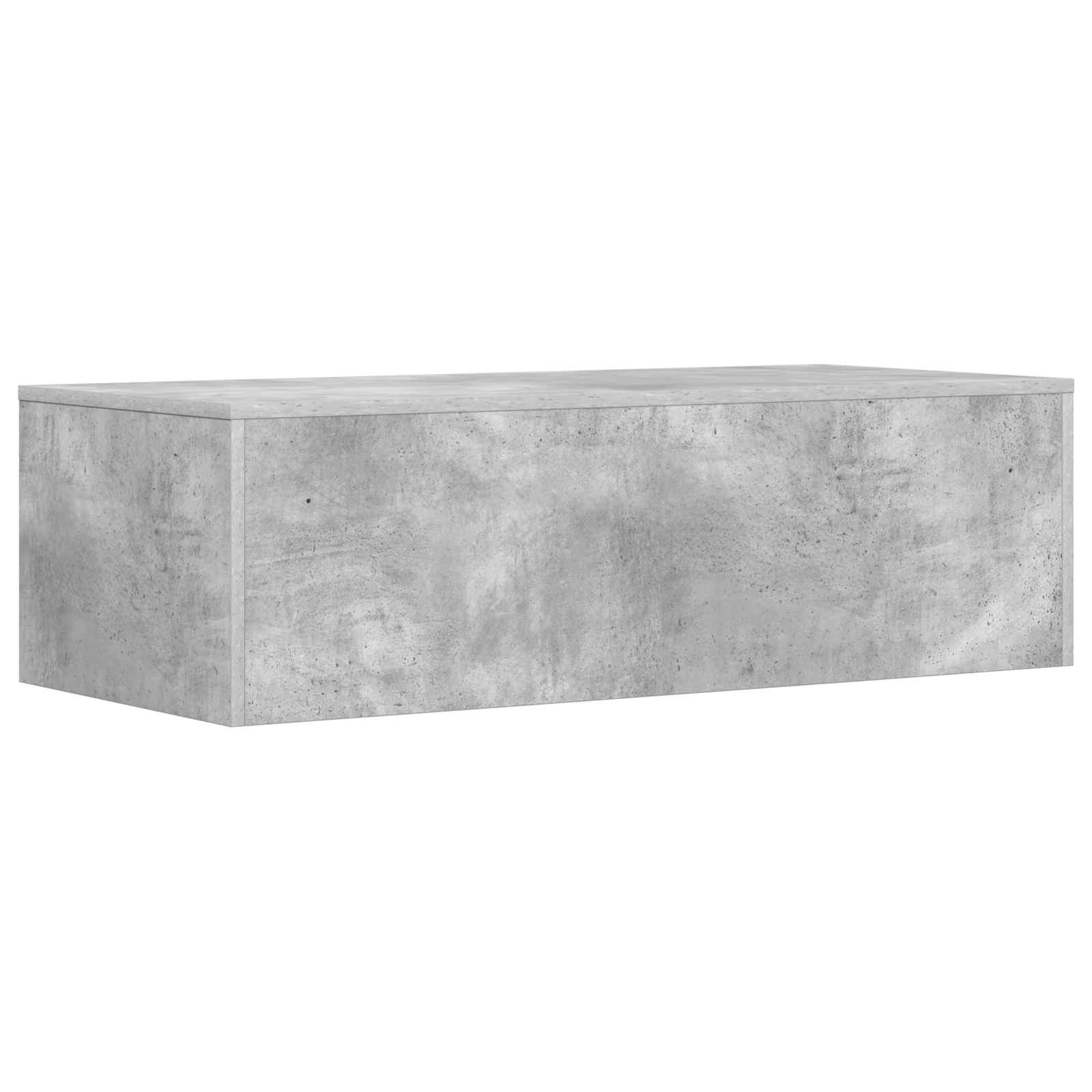 Birou montat pe perete Pe perete Gri din beton 100 x 45 x 30 cm — imaginea 7