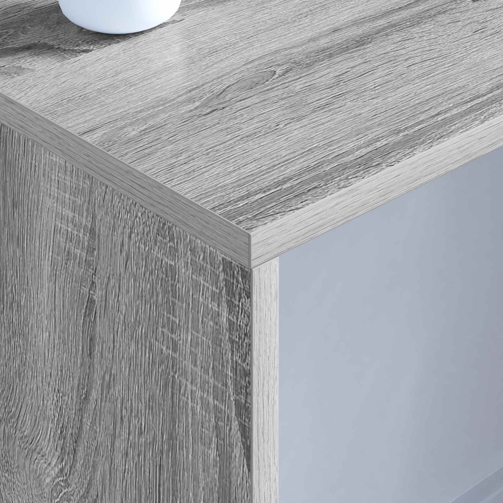 Birou montat pe perete Pe perete Gri Sonoma 100 x 45 x 30 cm — imaginea 4