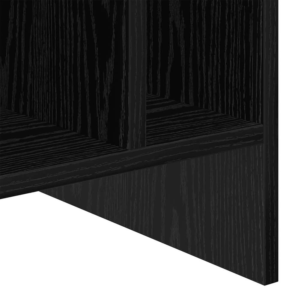 Dulap pentru discuri de vinil Stejar Negru 78,5 x 35 x 45 cm — imaginea 10