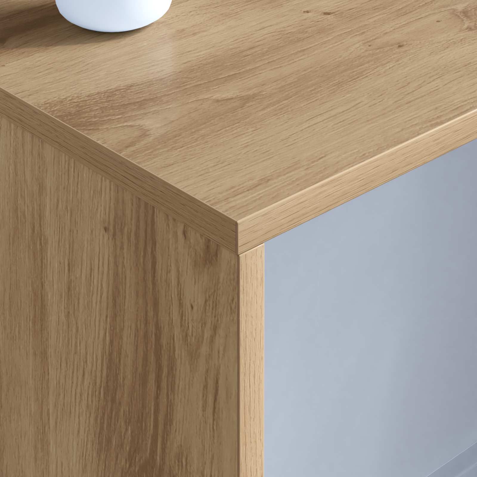 Birou montat pe perete Stejar Artizanal 100 x 45 x 30 cm — imaginea 4