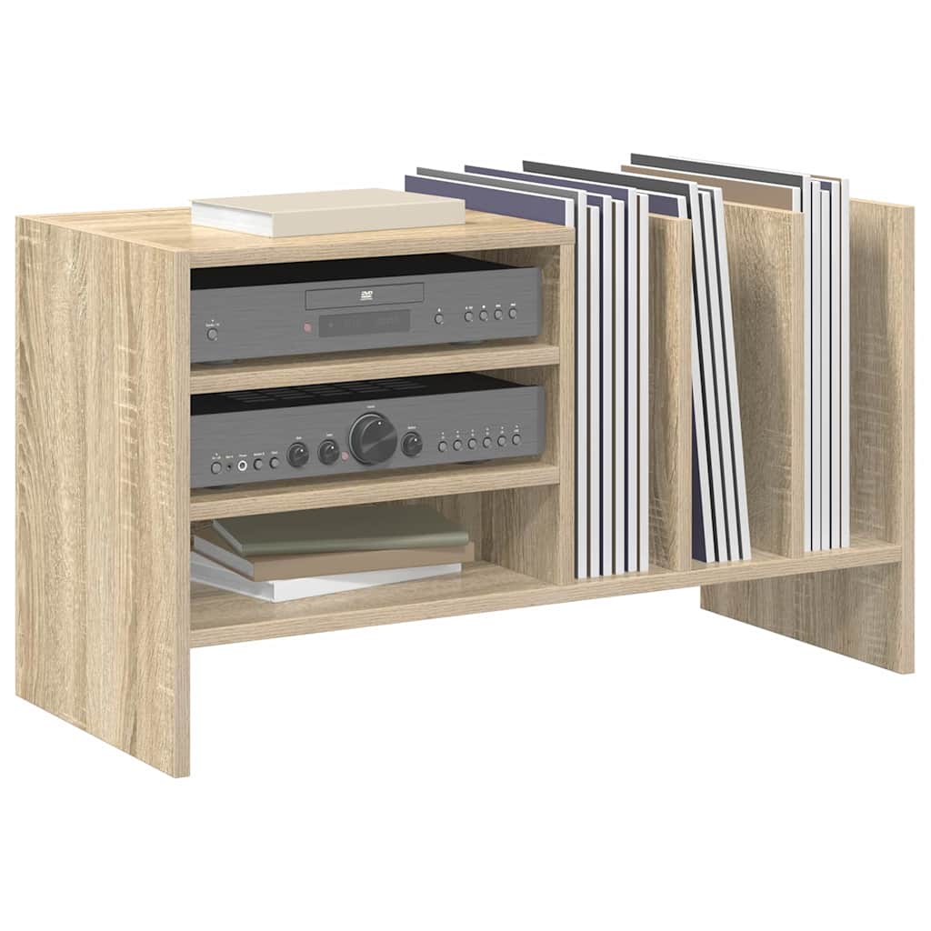 Dulap pentru discuri de vinil Stejar Sonoma 78,5 x 35 x 45 cm — imaginea 4