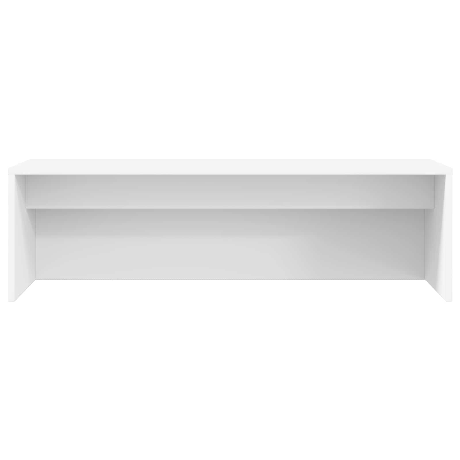 Birou montat pe perete Alb 100 x 45 x 30 cm Lemn compozit — imaginea 5