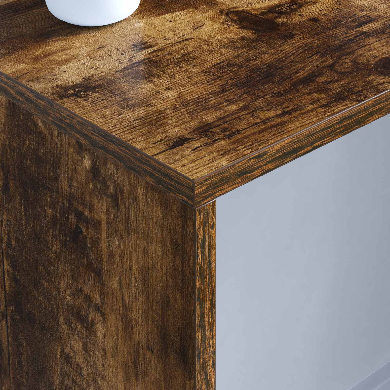 Birou montat pe perete Stejar fumuriu 100 x 45 x 30 cm — imaginea 4