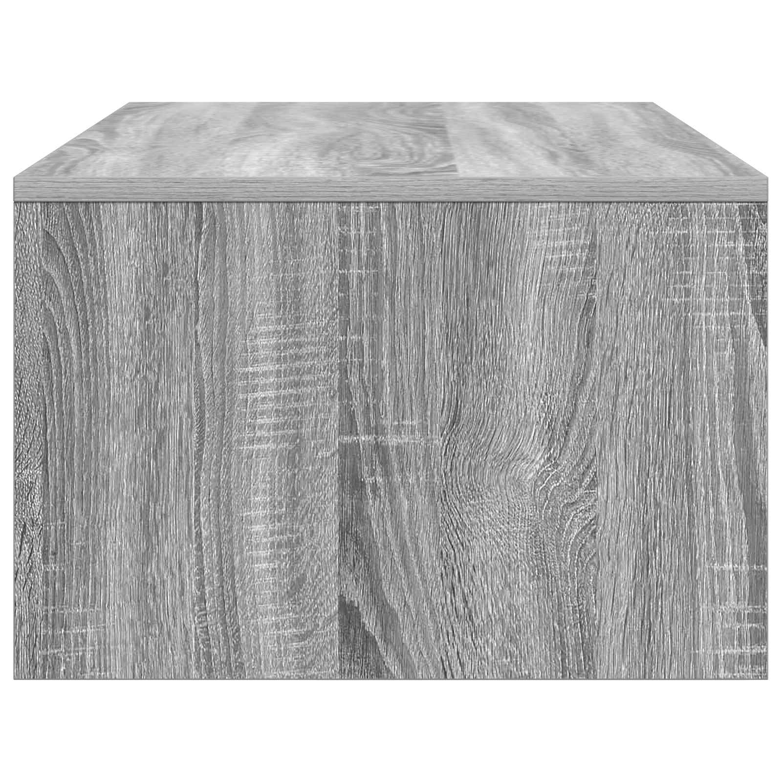 Birou montat pe perete Pe perete Gri Sonoma 100 x 45 x 30 cm — imaginea 6