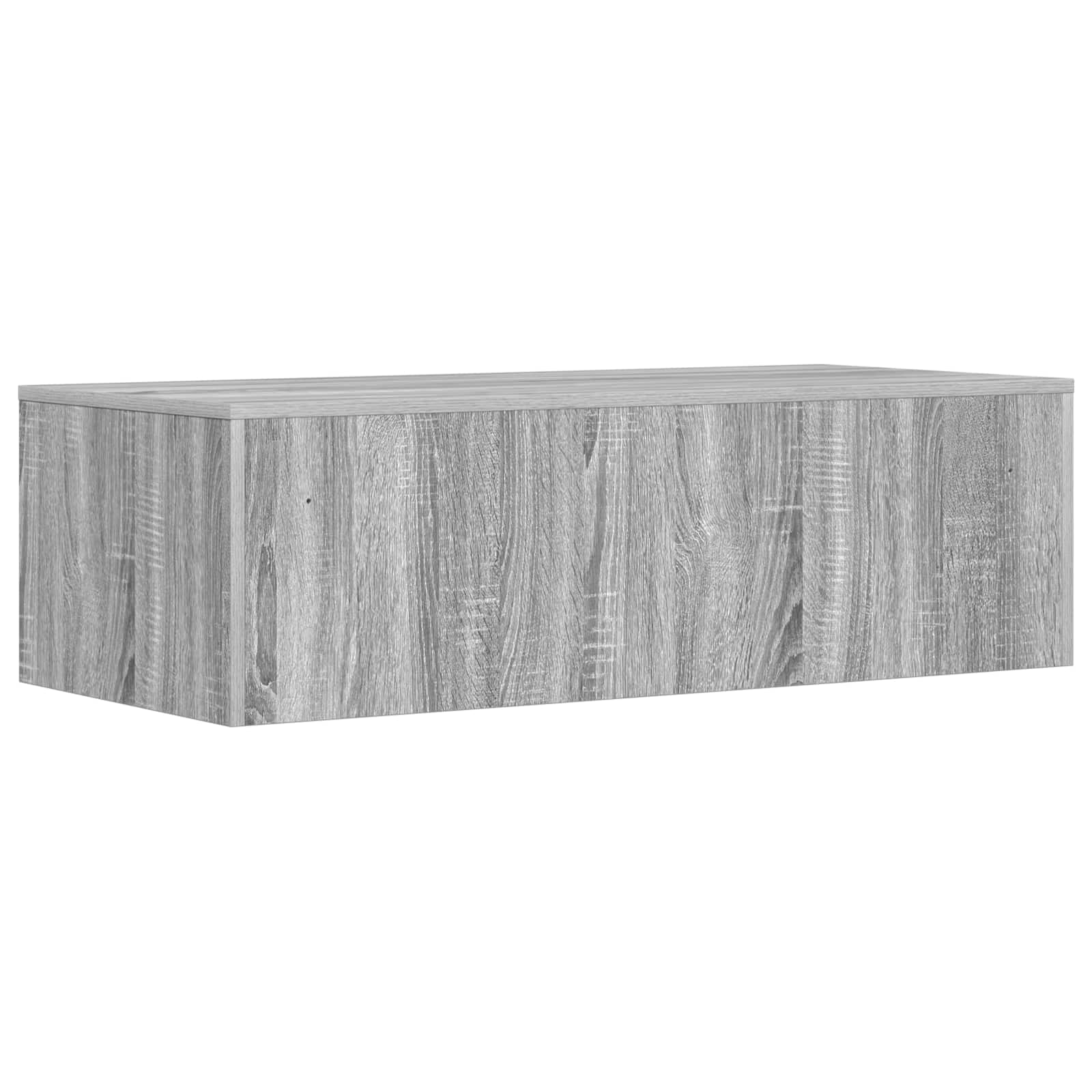 Birou montat pe perete Pe perete Gri Sonoma 100 x 45 x 30 cm — imaginea 7