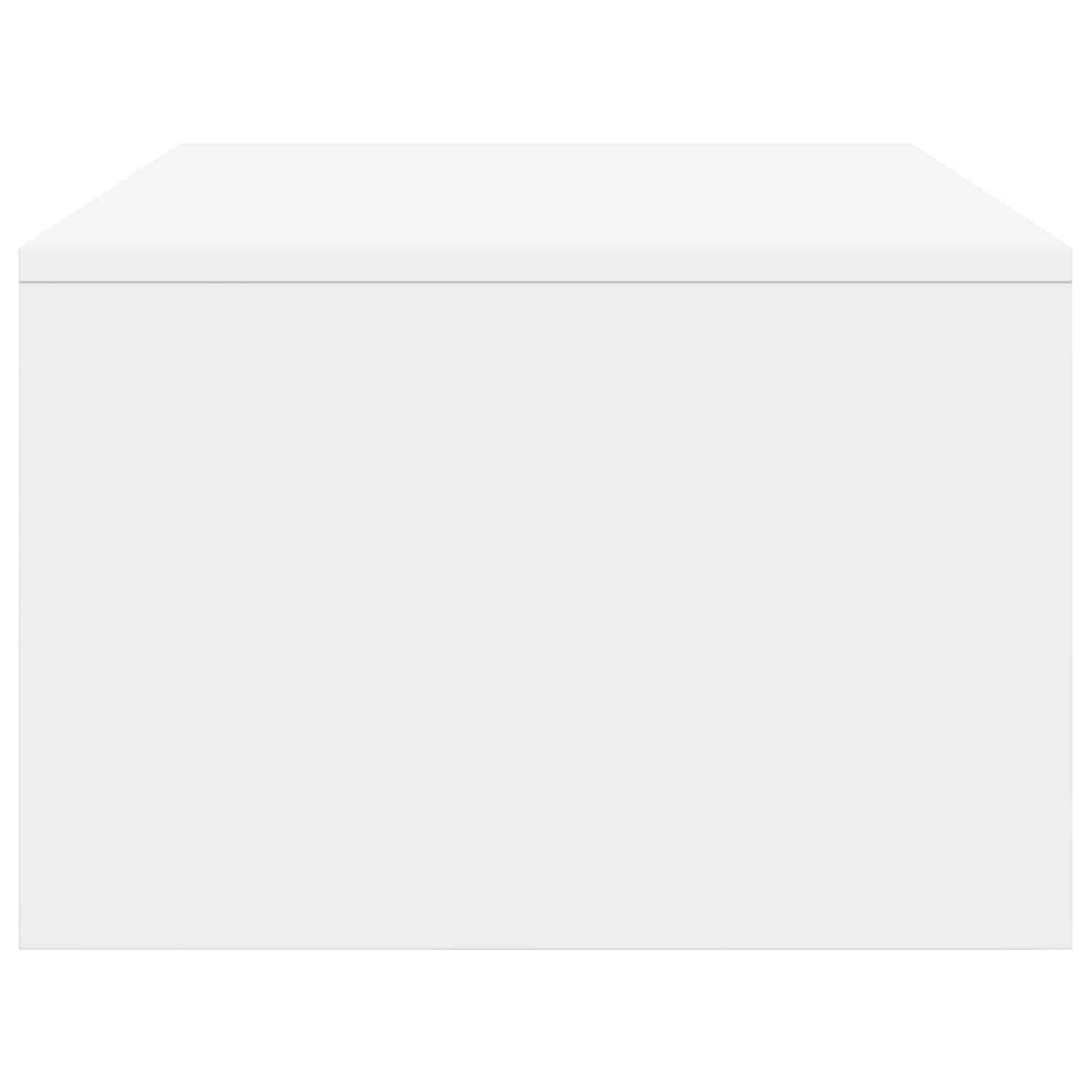 Birou montat pe perete Alb 100 x 45 x 30 cm Lemn compozit — imaginea 6