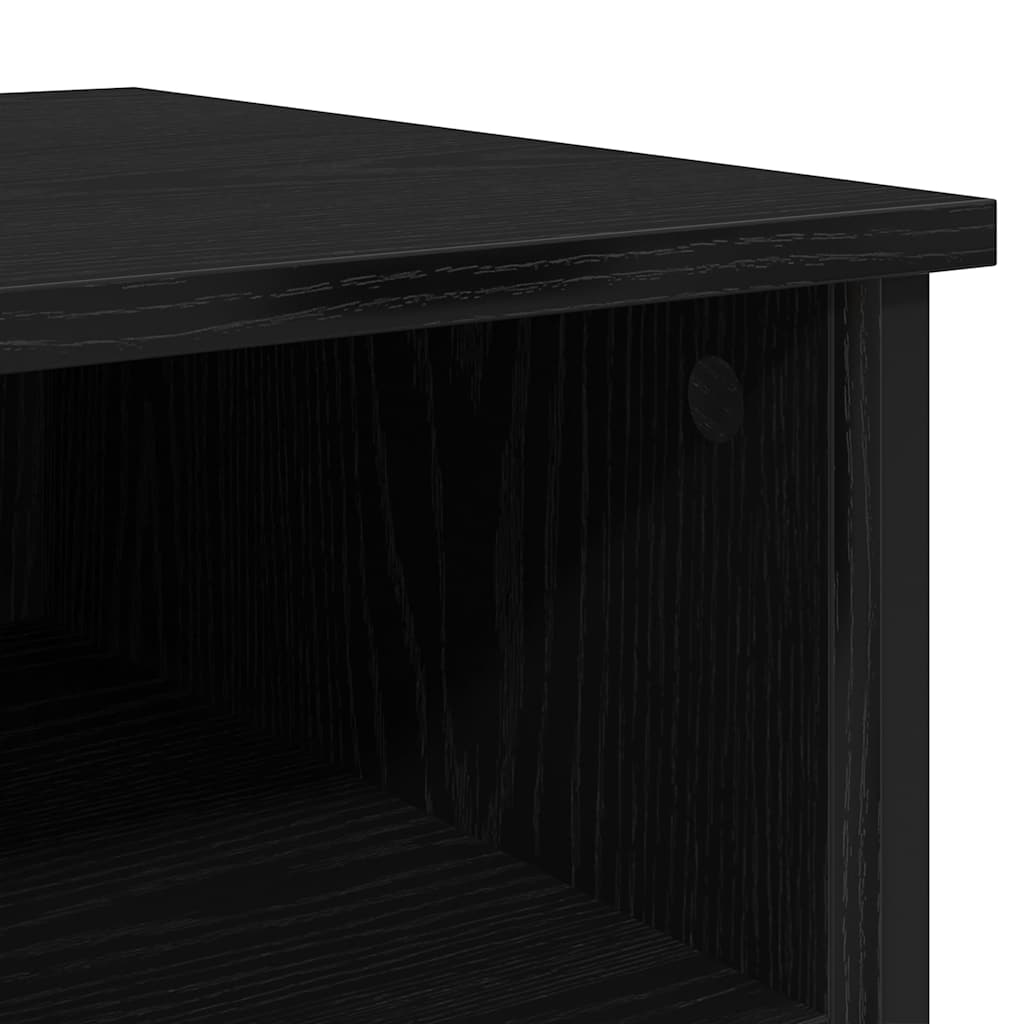 Noptiera 2 pcs Stejar Negru 40 x 42 x 60 cm — imaginea 12
