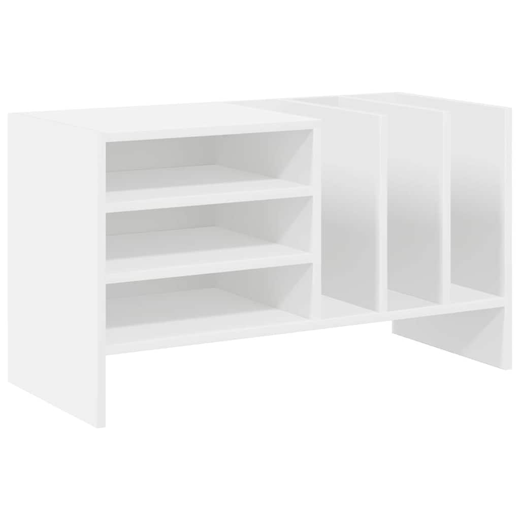 Dulap pentru discuri de vinil cu raft Alb 78,5 x 35 x 45 cm