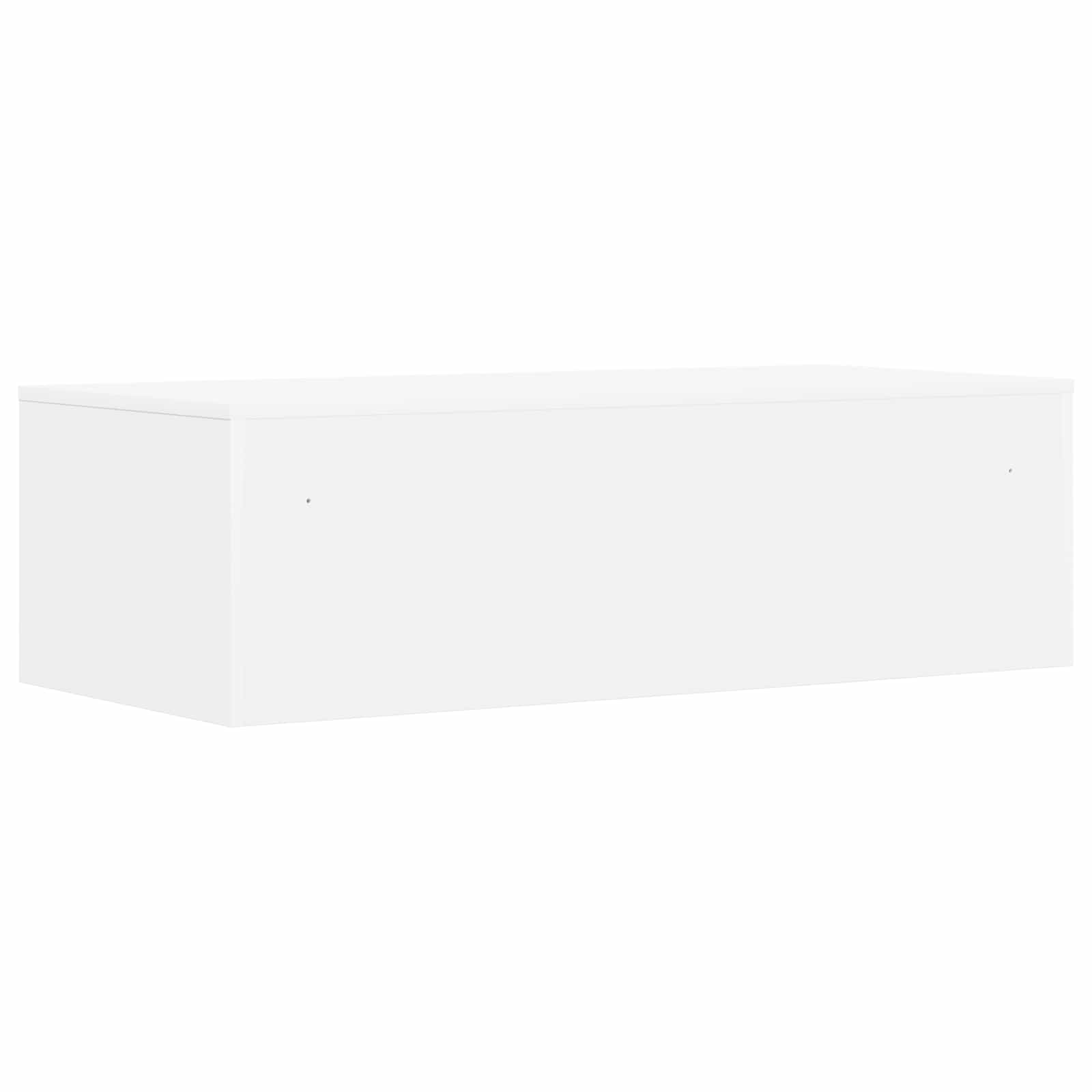 Birou montat pe perete Alb 100 x 45 x 30 cm Lemn compozit — imaginea 7