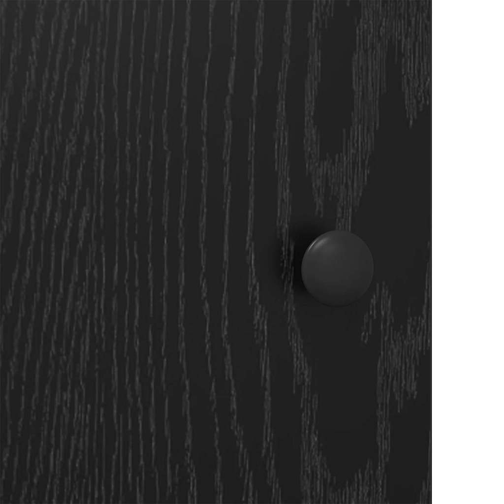 Noptiera 2 pcs Stejar Negru 40 x 42 x 60 cm — imaginea 13