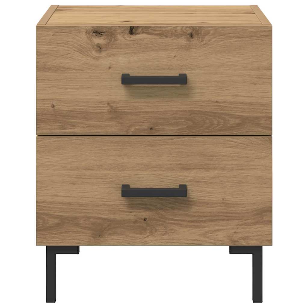 Noptiera cu sertar Stejar Artizanal 40 x 35 x 47,5 cm — imaginea 7