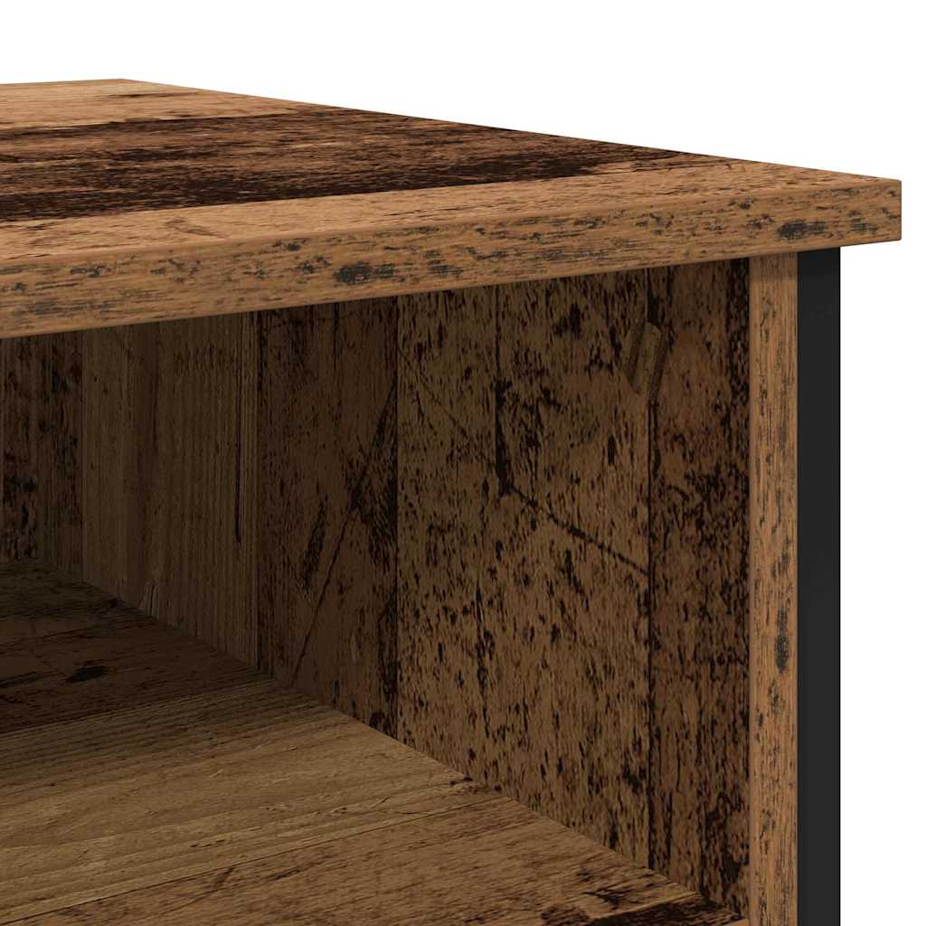 Noptiera 2 pcs Lemn vechi 40 x 42 x 60 cm Lemn compozit — imaginea 12