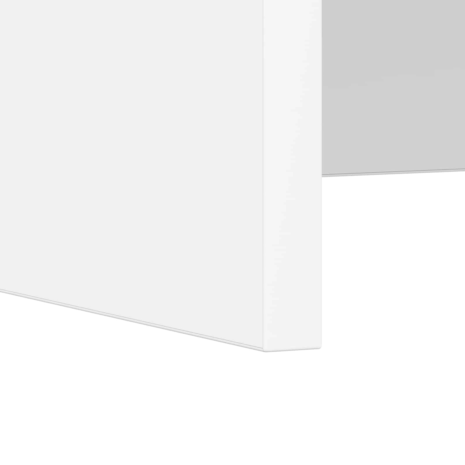 Birou montat pe perete Alb 100 x 45 x 30 cm Lemn compozit — imaginea 9