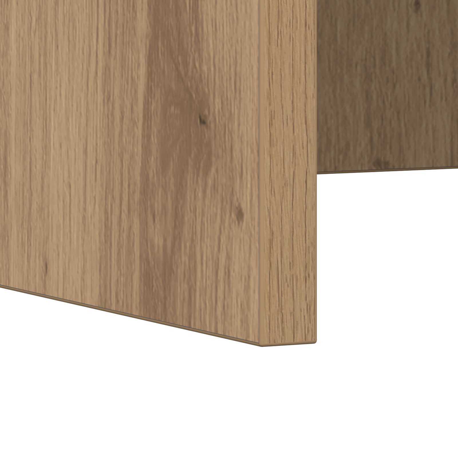 Birou montat pe perete Stejar Artizanal 100 x 45 x 30 cm — imaginea 9