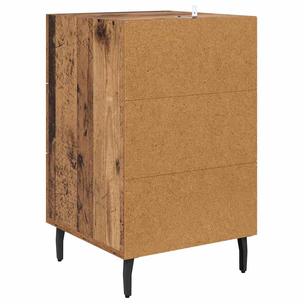 Noptiera Lemn vechi 40 x 40 x 66 cm Lemn compozit — imaginea 9