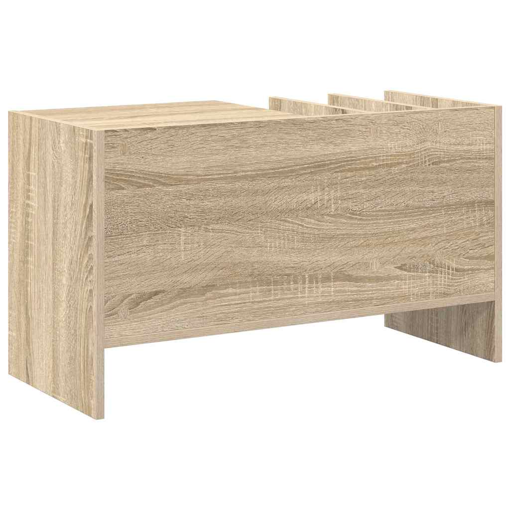 Dulap pentru discuri de vinil Stejar Sonoma 78,5 x 35 x 45 cm — imaginea 8