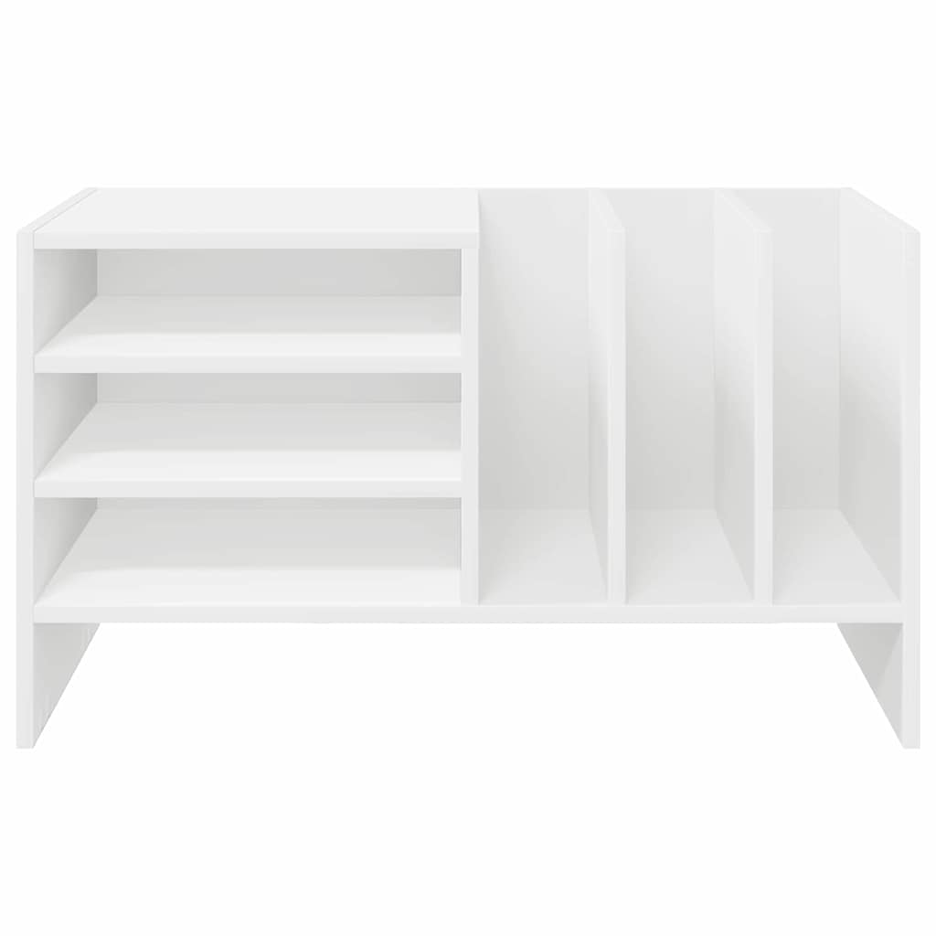 Dulap pentru discuri de vinil cu raft Alb 78,5 x 35 x 45 cm — imaginea 6