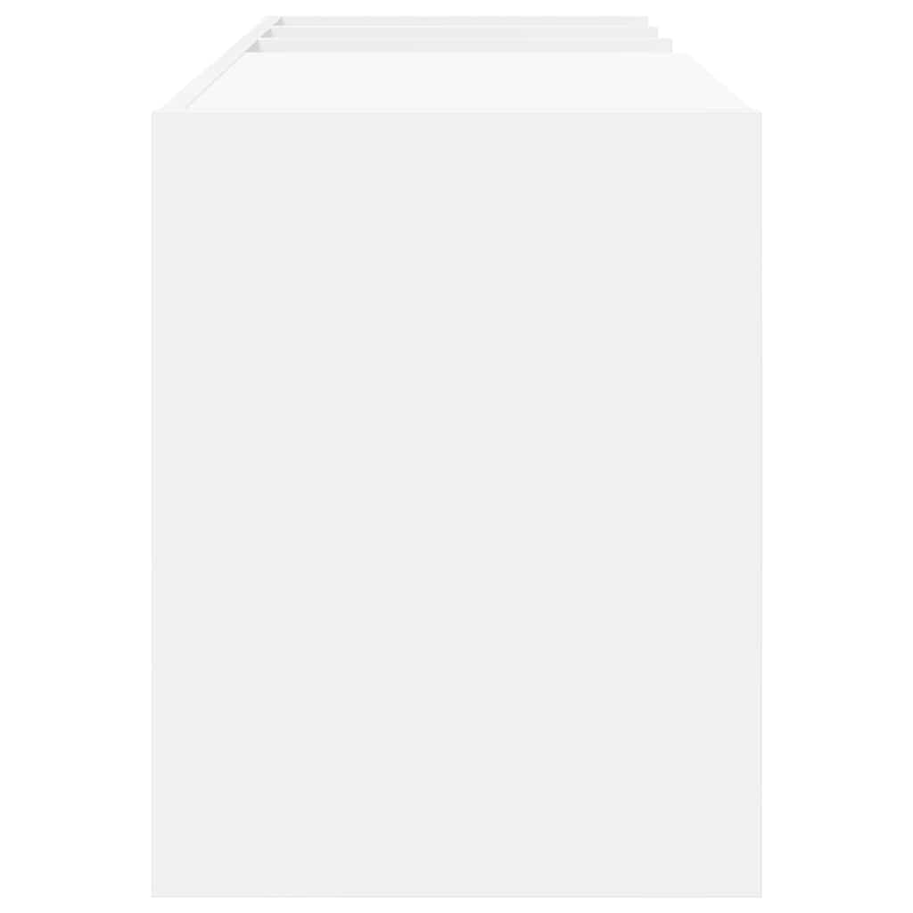 Dulap pentru discuri de vinil cu raft Alb 78,5 x 35 x 45 cm — imaginea 7