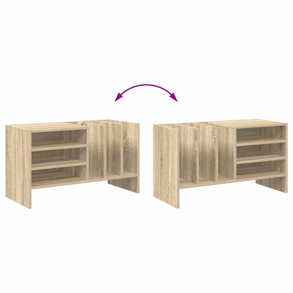 Dulap pentru discuri de vinil Stejar Sonoma 78,5 x 35 x 45 cm — imaginea 11