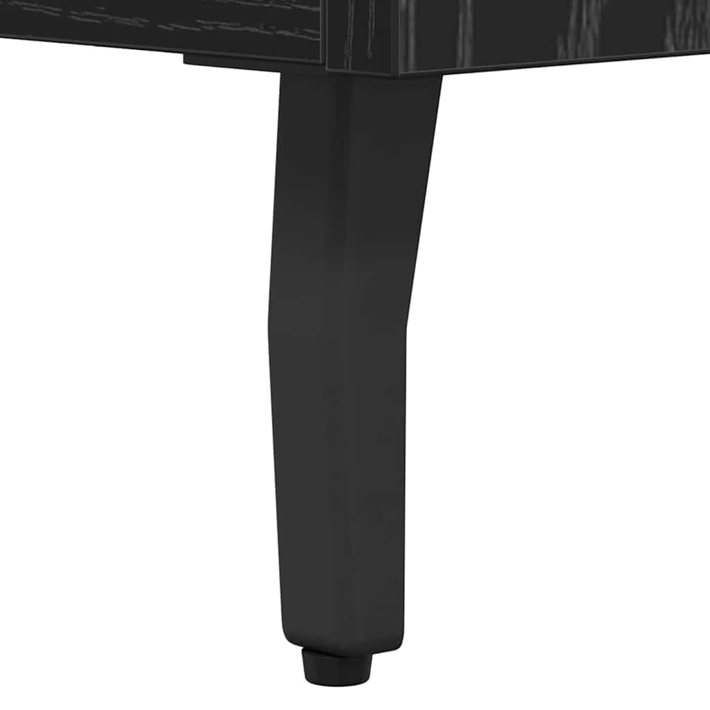 Noptiera Stejar Negru 40 x 40 x 66 cm Lemn compozit — imaginea 12
